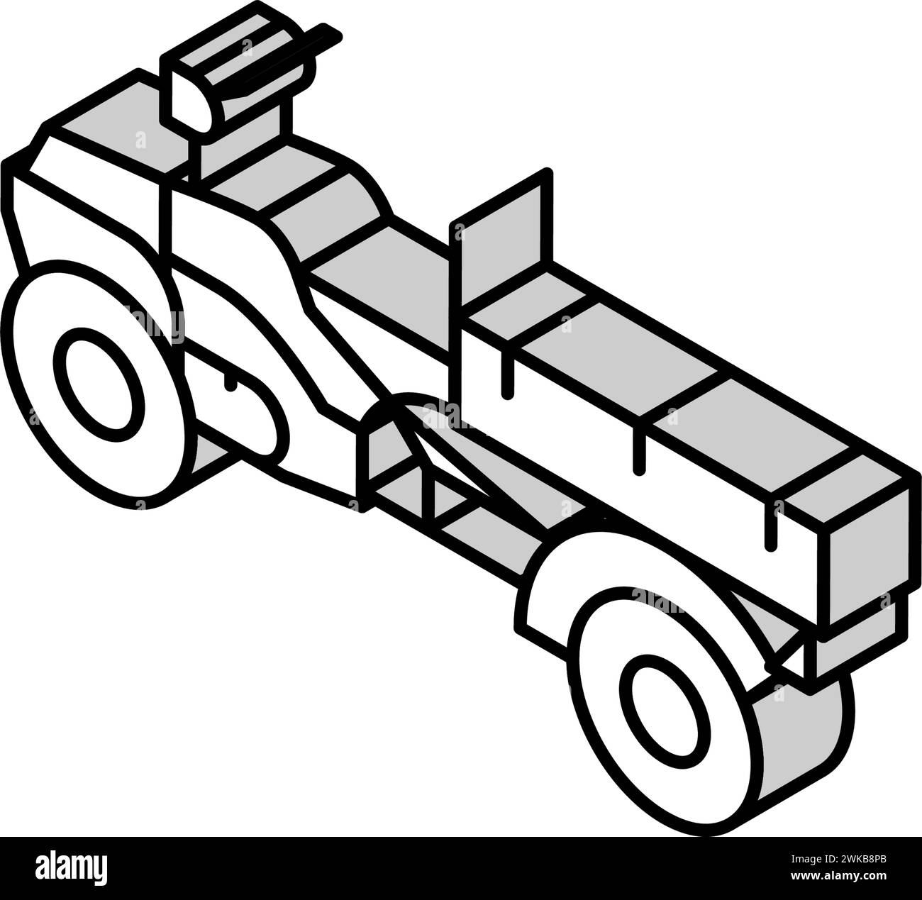atv farm transport isometric icon vector illustration Stock Vector ...