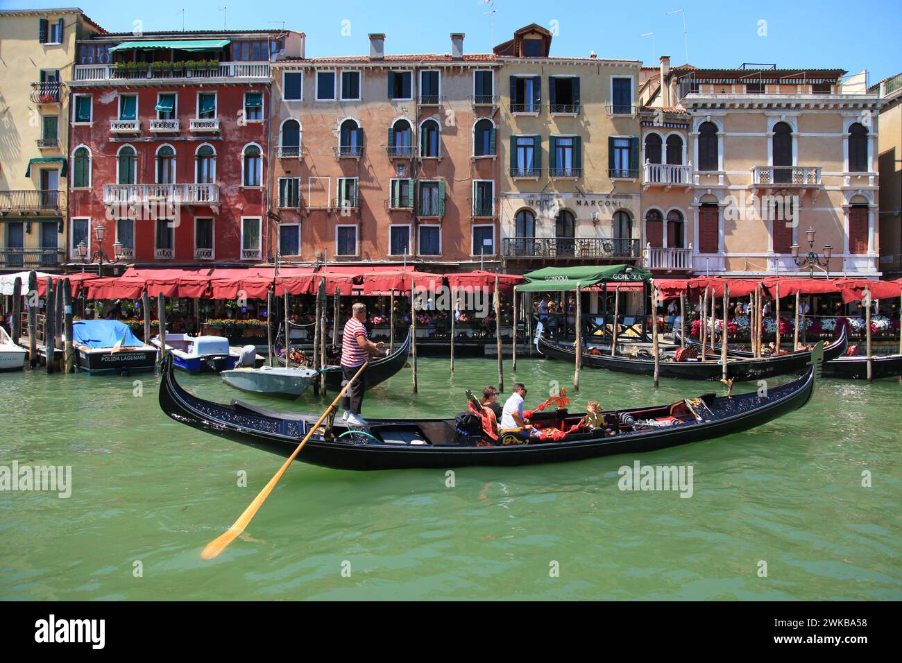Passengers in a gondola hi-res stock photography and images - Alamy