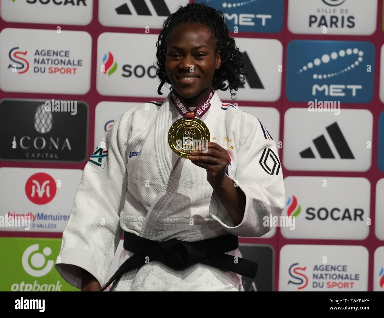 AGBEGNENOU CLARISSE OF FRANCE Podium during the Paris Grand Slam 2024