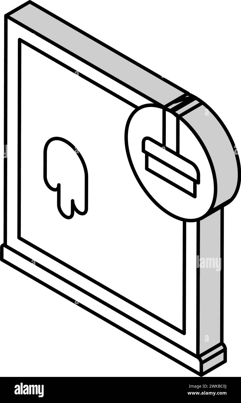 window cleaning isometric icon vector illustration Stock Vector Image