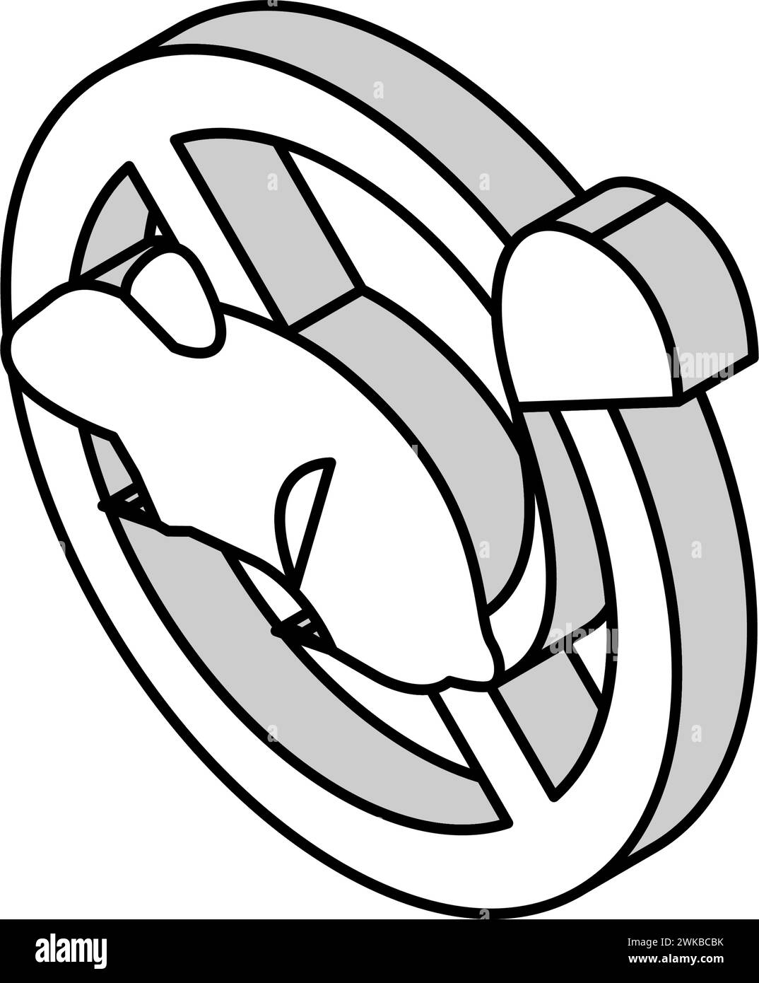 mice control isometric icon vector illustration Stock Vector Image ...