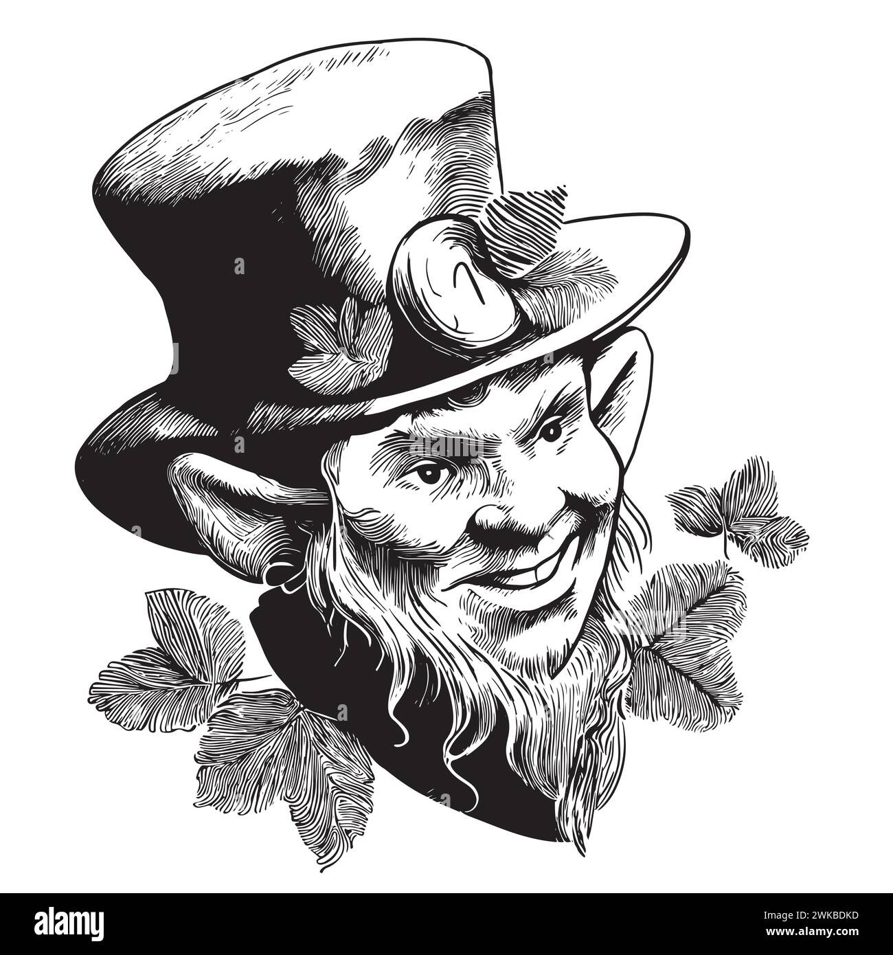 Good luck card Black and White Stock Photos &amp; Images - Alamy