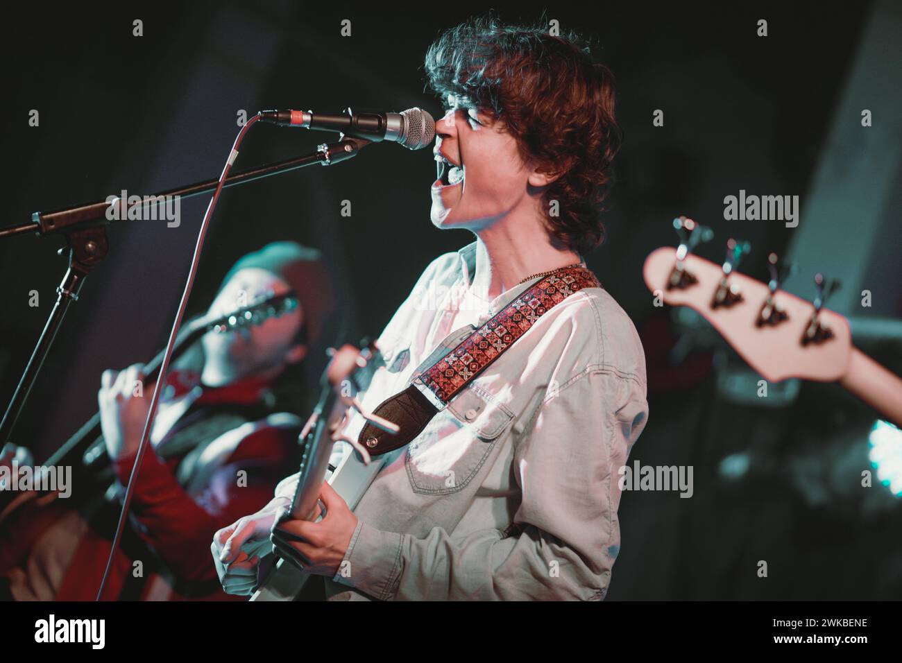 17th February 2024 - North Shields, UK: Tom A. Smith performs at the inaugural Coastal Crawl in North Shields, UK. Photo credit: Thomas Jackson / Alamy Live News Stock Photo