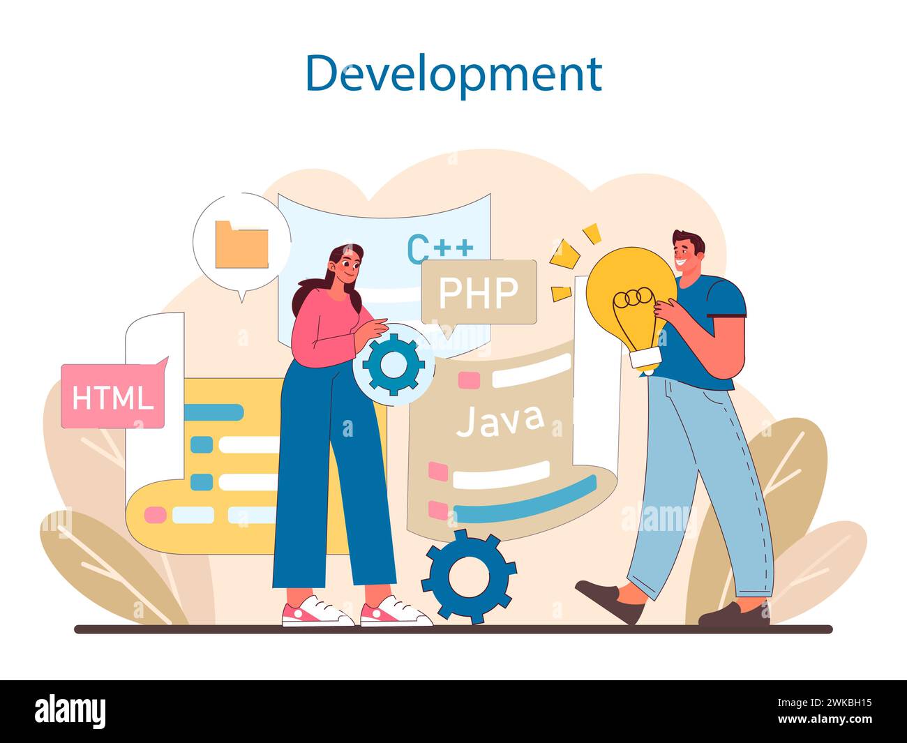 Programming in logic Cut Out Stock Images & Pictures - Alamy