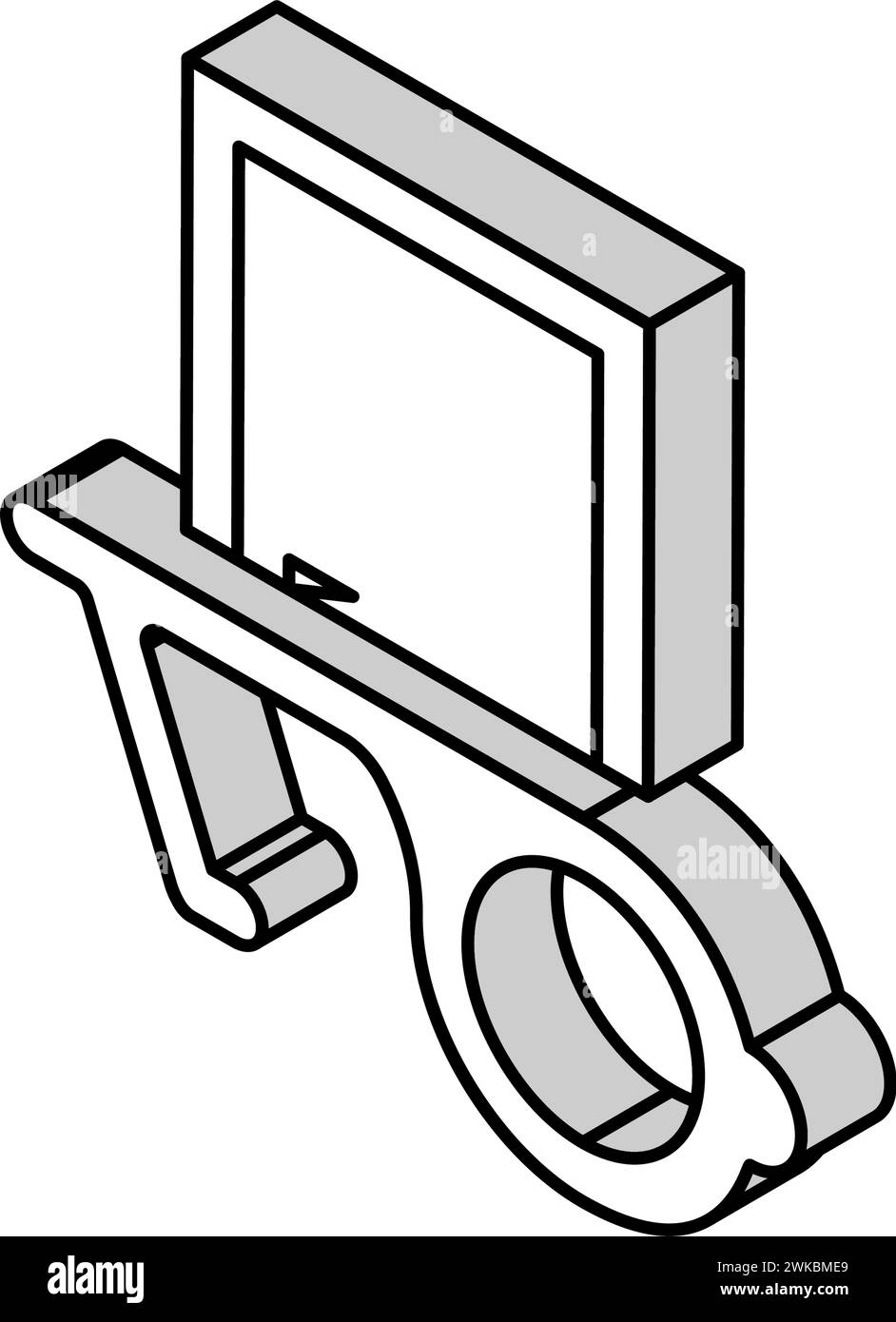 door handle contactless isometric icon vector illustration Stock Vector ...