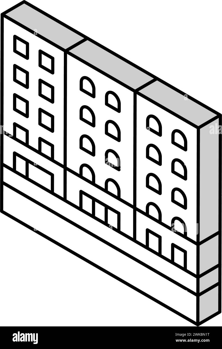 street new york isometric icon vector illustration Stock Vector Image