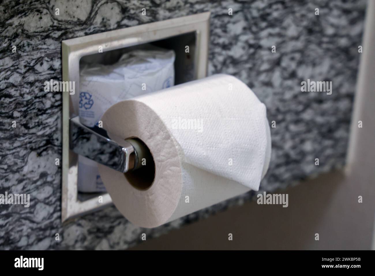 Hotelzimmer, Toilettenpapier im Badezimmer, Hampton by Hilton Hampton ...