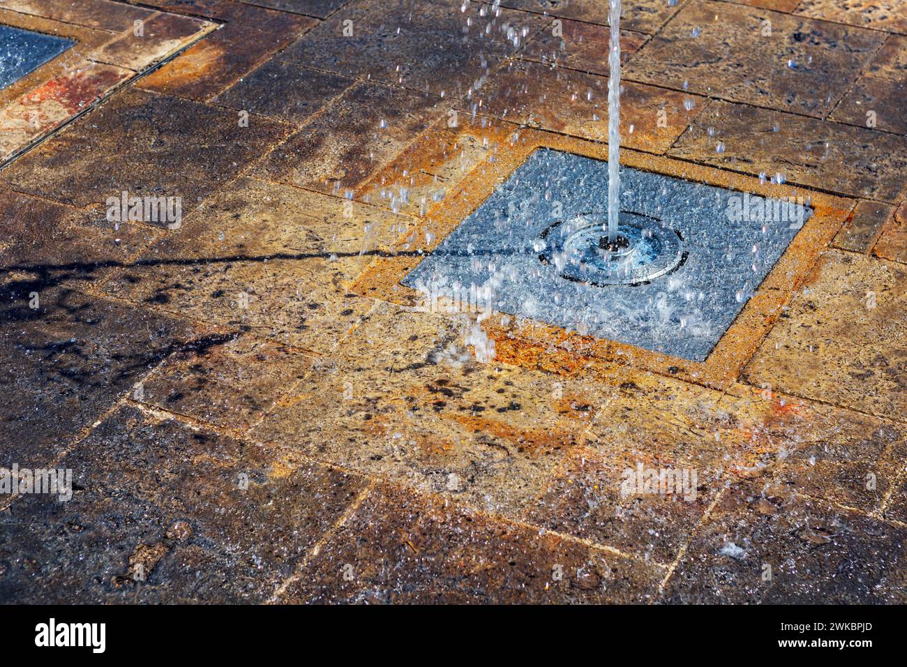Pavement water feature hi-res stock photography and images - Alamy
