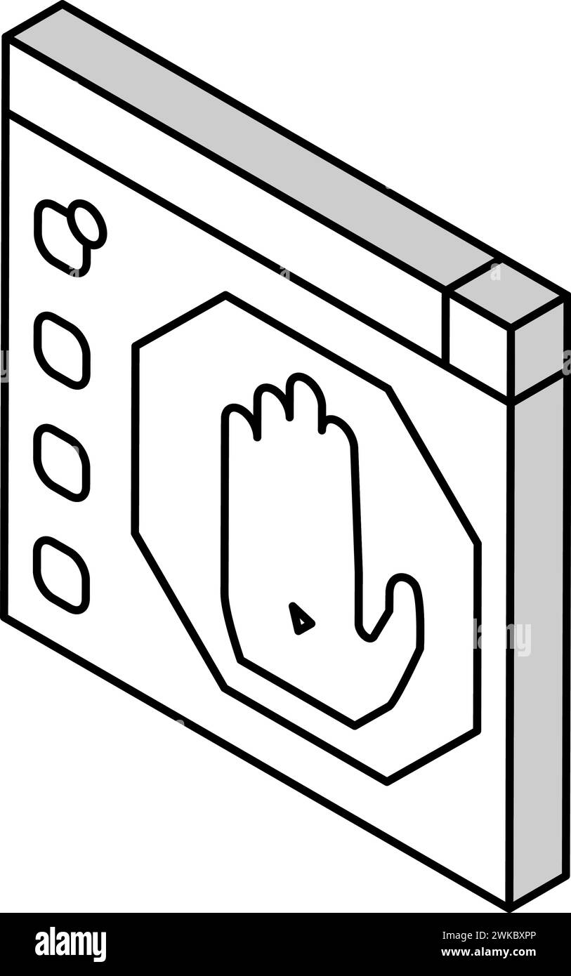 deplatforming system isometric icon vector illustration Stock Vector ...