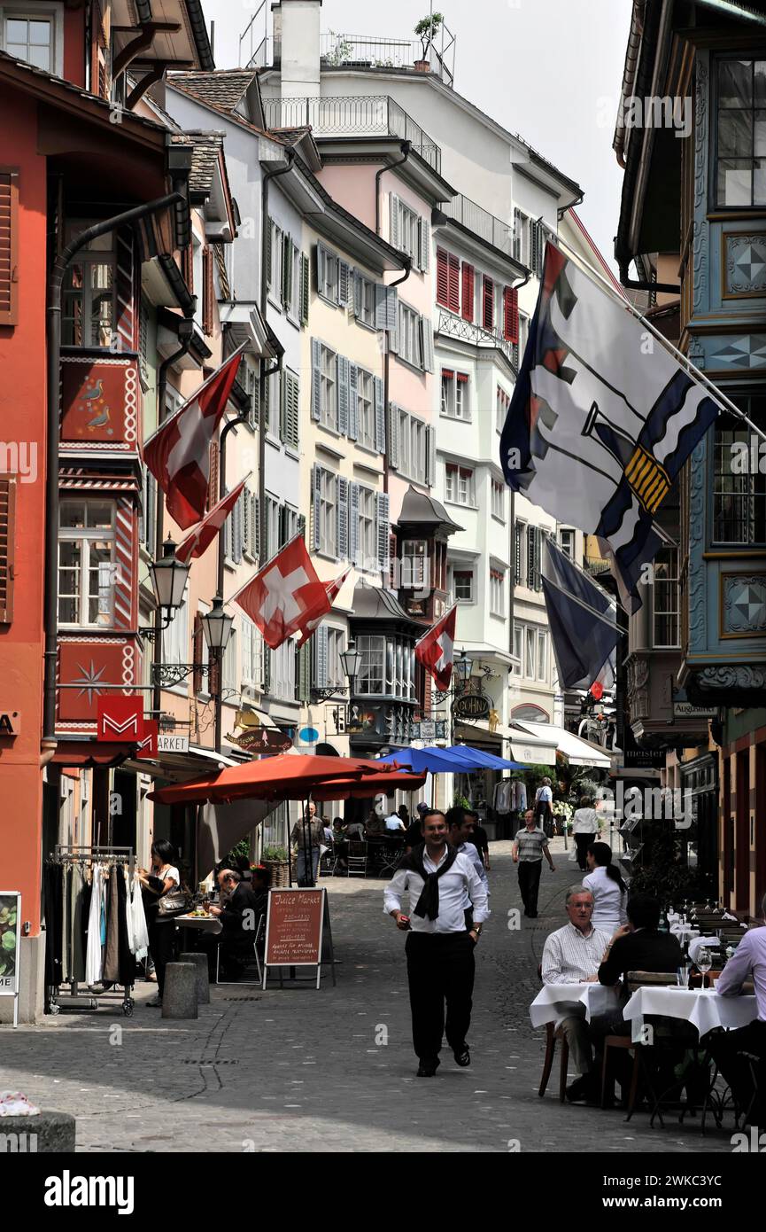Alstadt, City of Zurich, Switzerland Stock Photo