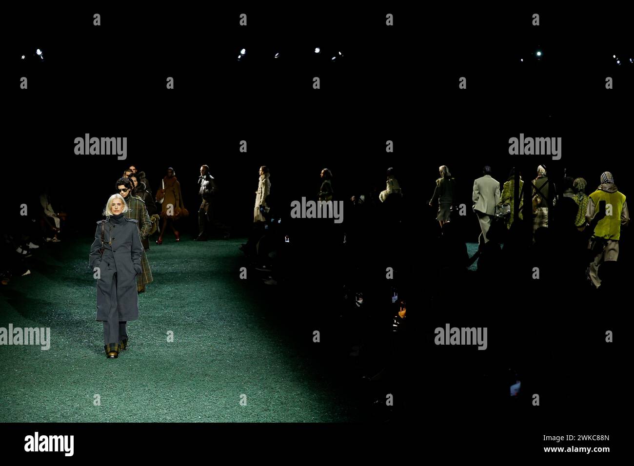 BURBERRY Fall/Winter 2024 runway during London Fashion Week on February ...