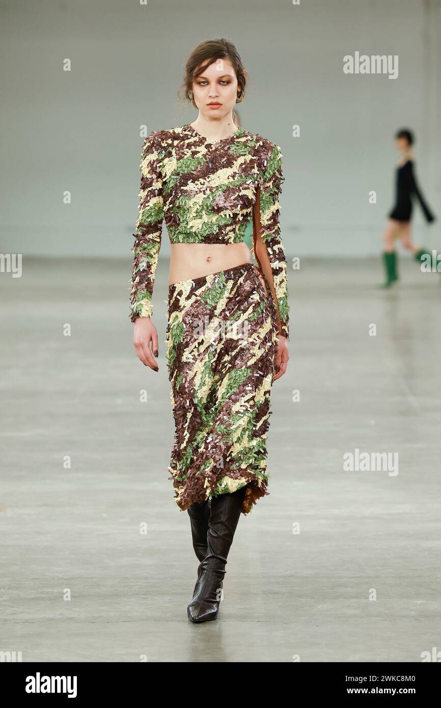 KNWLS Fall/Winter 2024 runway during London Fashion Week on February ...