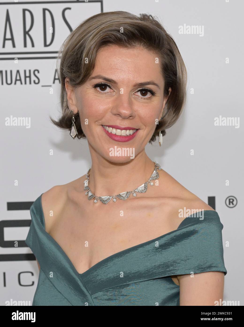 February 18, 2024, Beverly Hills, California, United States: Vera Alimanova attends the Make-Up Artists And Hair Stylists Guild's 11th Annual MUAHS Awards. (Credit Image: © Billy Bennight/ZUMA Press Wire) EDITORIAL USAGE ONLY! Not for Commercial USAGE! Stock Photo