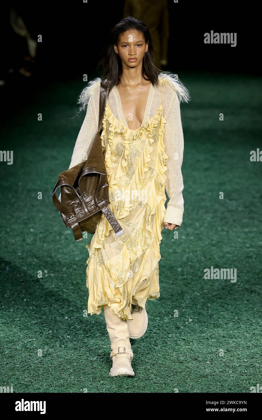 BURBERRY Fall/Winter 2024 runway during London Fashion Week on February ...