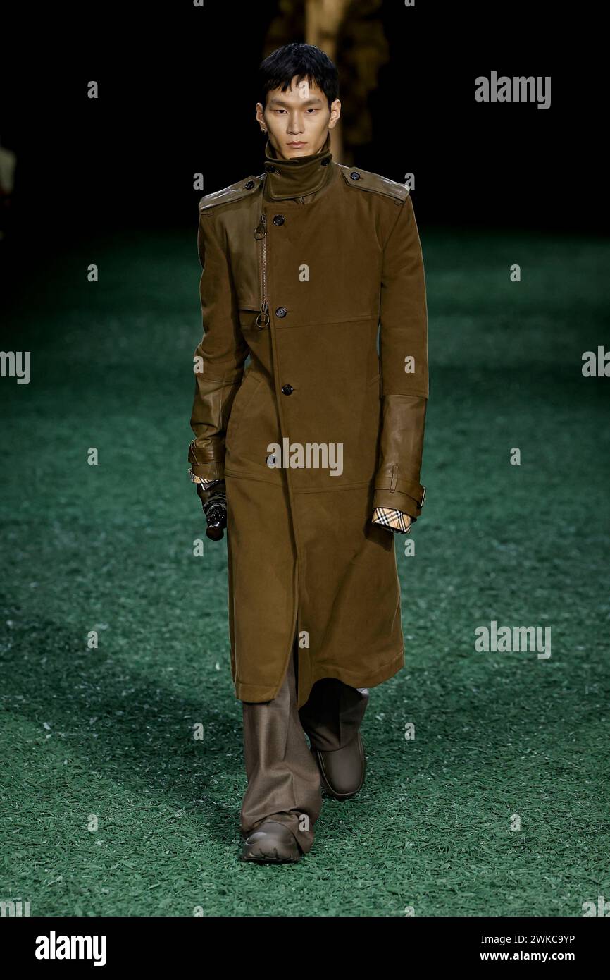 BURBERRY Fall/Winter 2024 runway during London Fashion Week on February ...