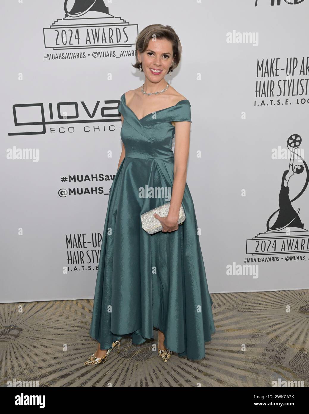 February 18, 2024, Beverly Hills, California, United States: Vera Alimanova attends the Make-Up Artists And Hair Stylists Guild's 11th Annual MUAHS Awards. (Credit Image: © Billy Bennight/ZUMA Press Wire) EDITORIAL USAGE ONLY! Not for Commercial USAGE! Stock Photo