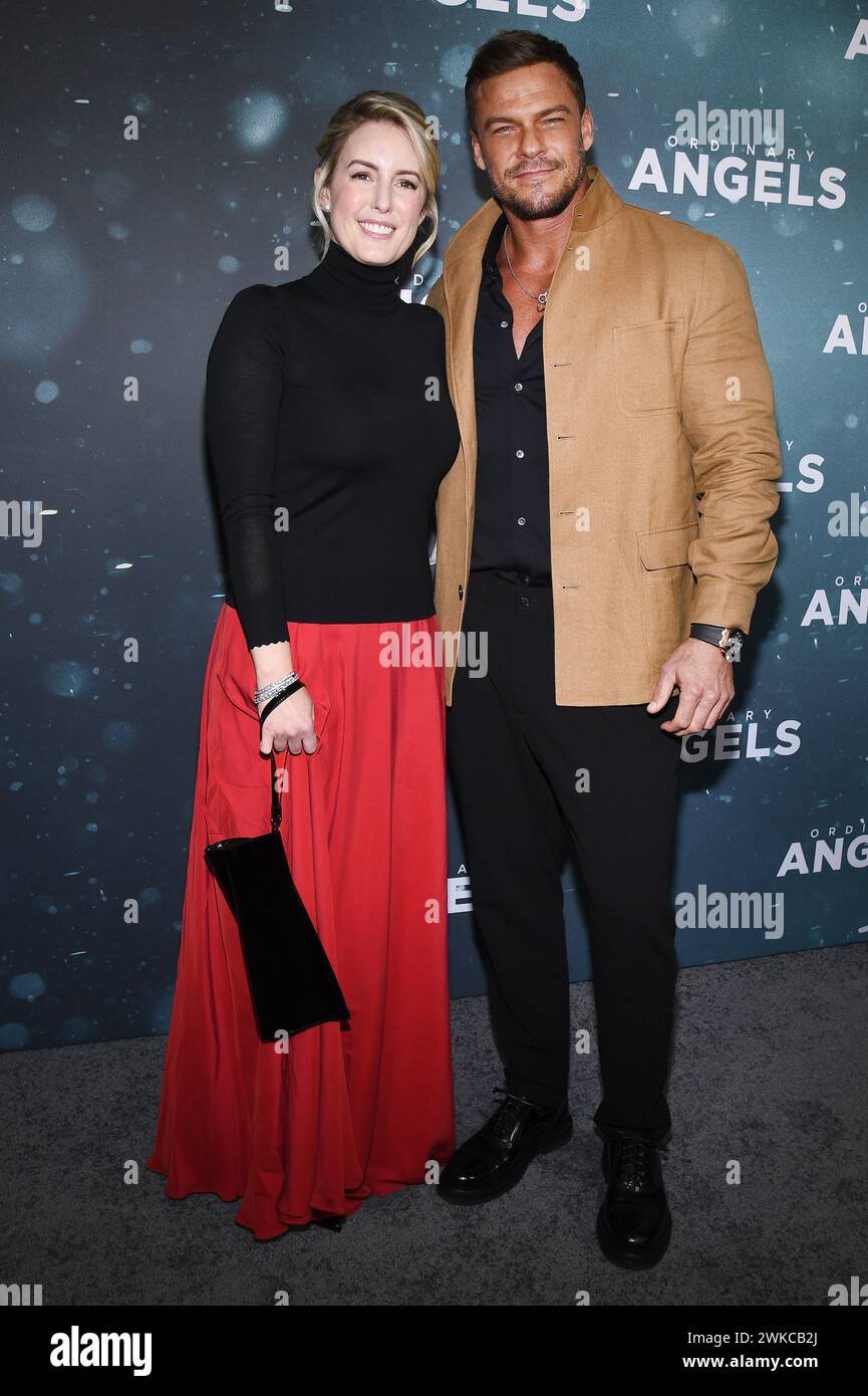 New York, USA. 19th Feb, 2024. (L-R) Catherine Ritchson and Alan ...