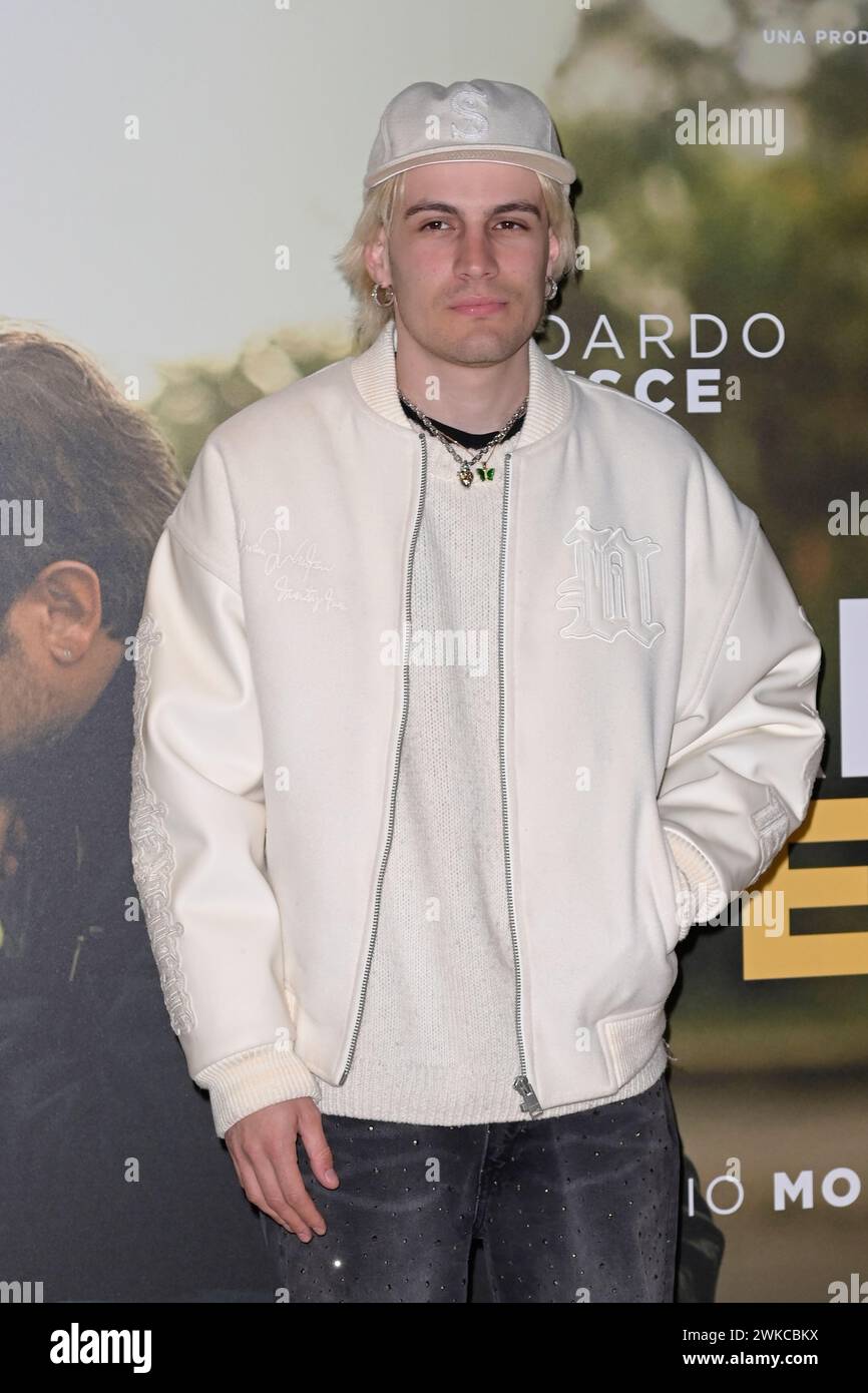 Rome, Italy. 19th Feb, 2024. Guido Luigi Senia (Il Tre) attends the premiere of the movie 'Martedì e Venerdi' at cinema Barberini. (Photo by Mario Cartelli/SOPA Images/Sipa USA) Credit: Sipa USA/Alamy Live News Stock Photo