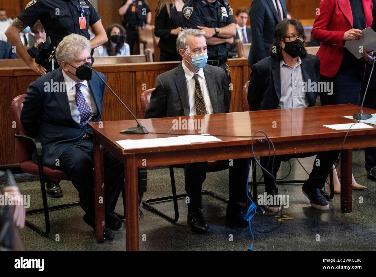 FILE From left, Glenn Horowitz, Craig Inciardi and Edward Kosinski