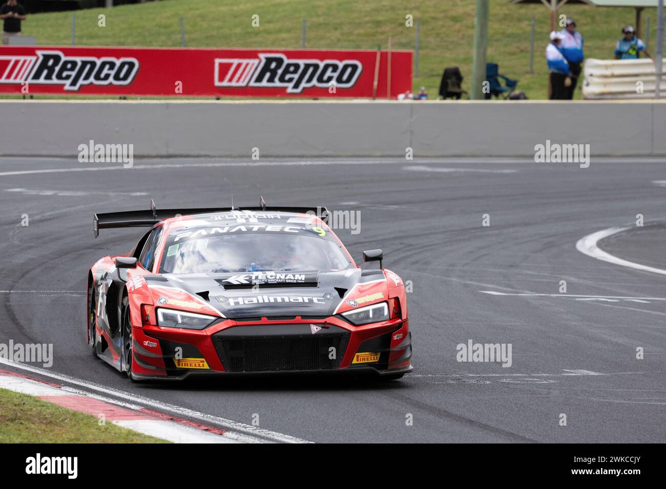 BATHURST, AUSTRALIA - FEBRUARY 17: Car 09 Hallmarc Audi R8 LMS A-Pro Am ...