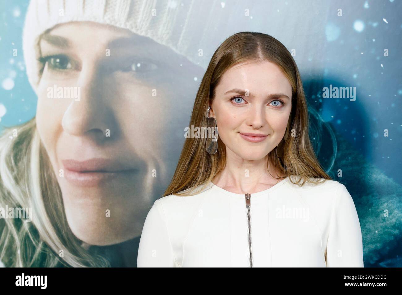New York, United States. 19th Feb, 2024. Vlada Roslyakova arrives on the red carpet at Liongate's 'Ordinary Angels' New York Premiere at SVA Theater on Monday February 19, 2024 in New York City. Photo by John Angelillo/UPI Credit: UPI/Alamy Live News Stock Photo