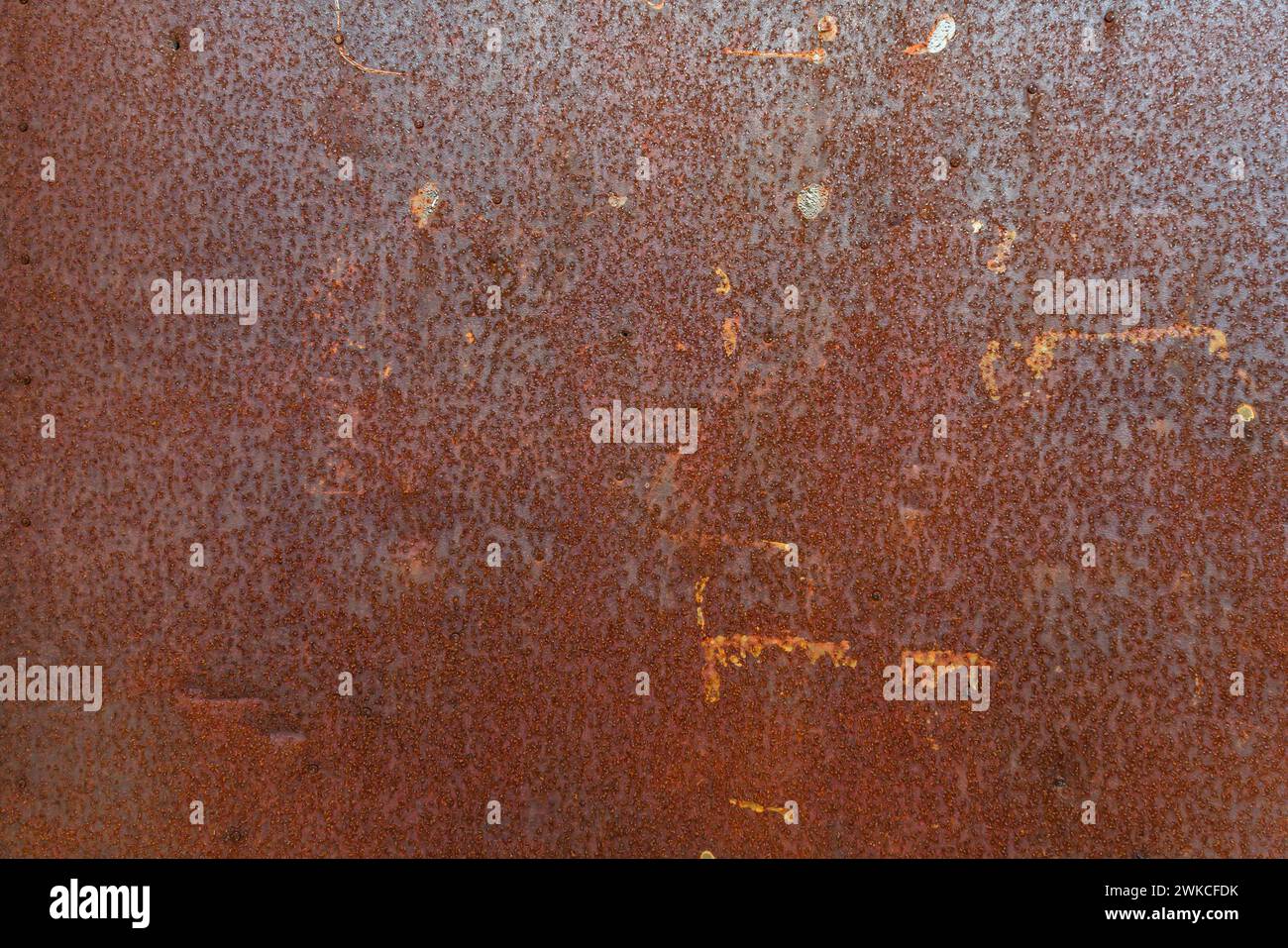 Old rusty metal surface background, full frame Stock Photo