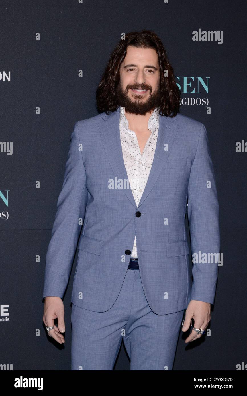 Jonathan Roumie Height February 19, 2024, Mexico City, Ciudad de Mexico, Mexico: February 19 ...