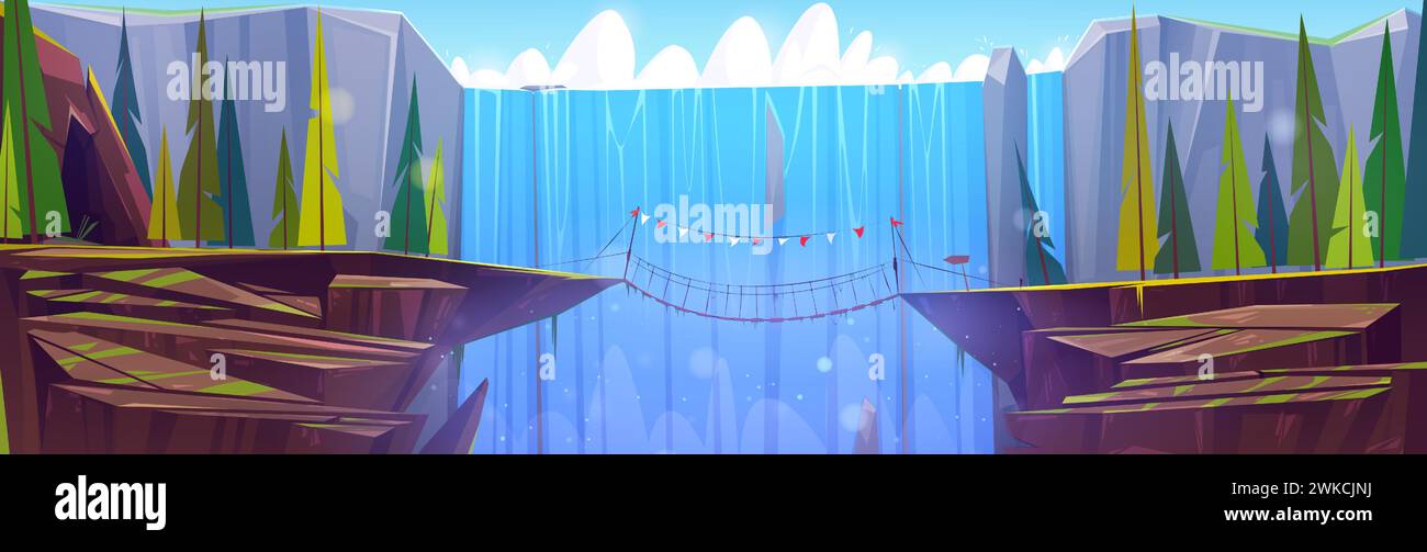 Sunny tree gap forest Stock Vector Images - Alamy