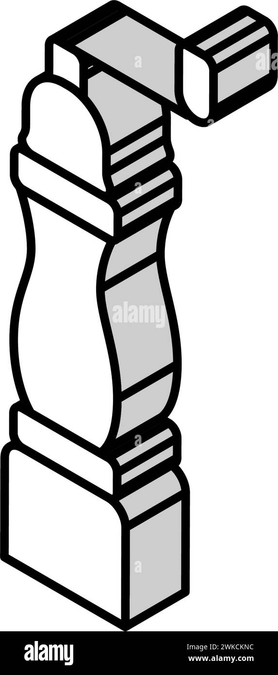 hand mill isometric icon vector illustration Stock Vector Image & Art ...