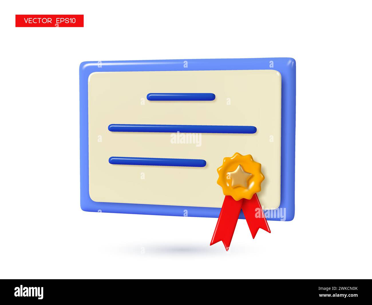 Diploma certificate certification ribbon hi-res stock photography and ...