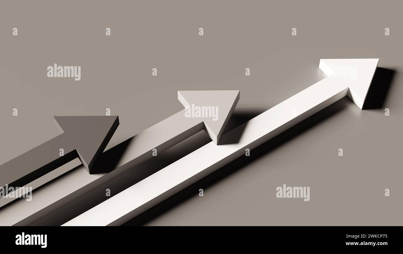 3d arrow concept hi-res stock photography and images - Alamy