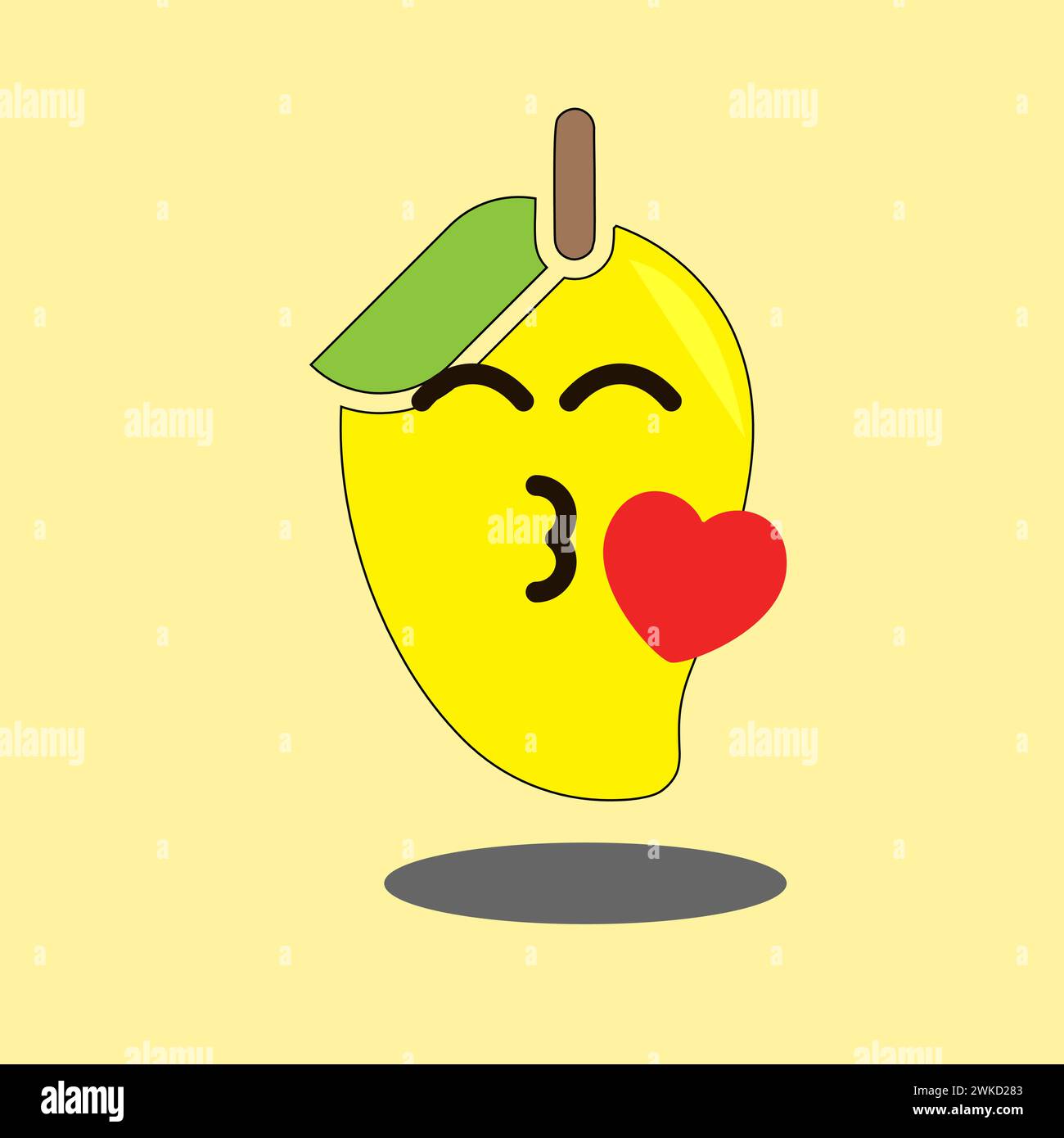 Mango mascot Stock Vector Images - Alamy