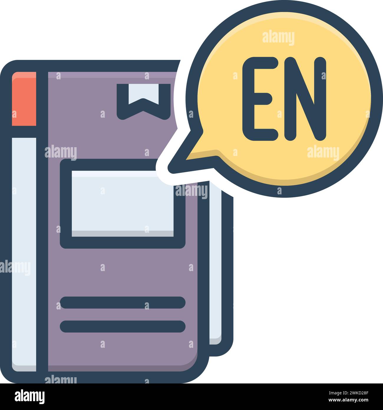 English dictionary Stock Vector Images - Alamy