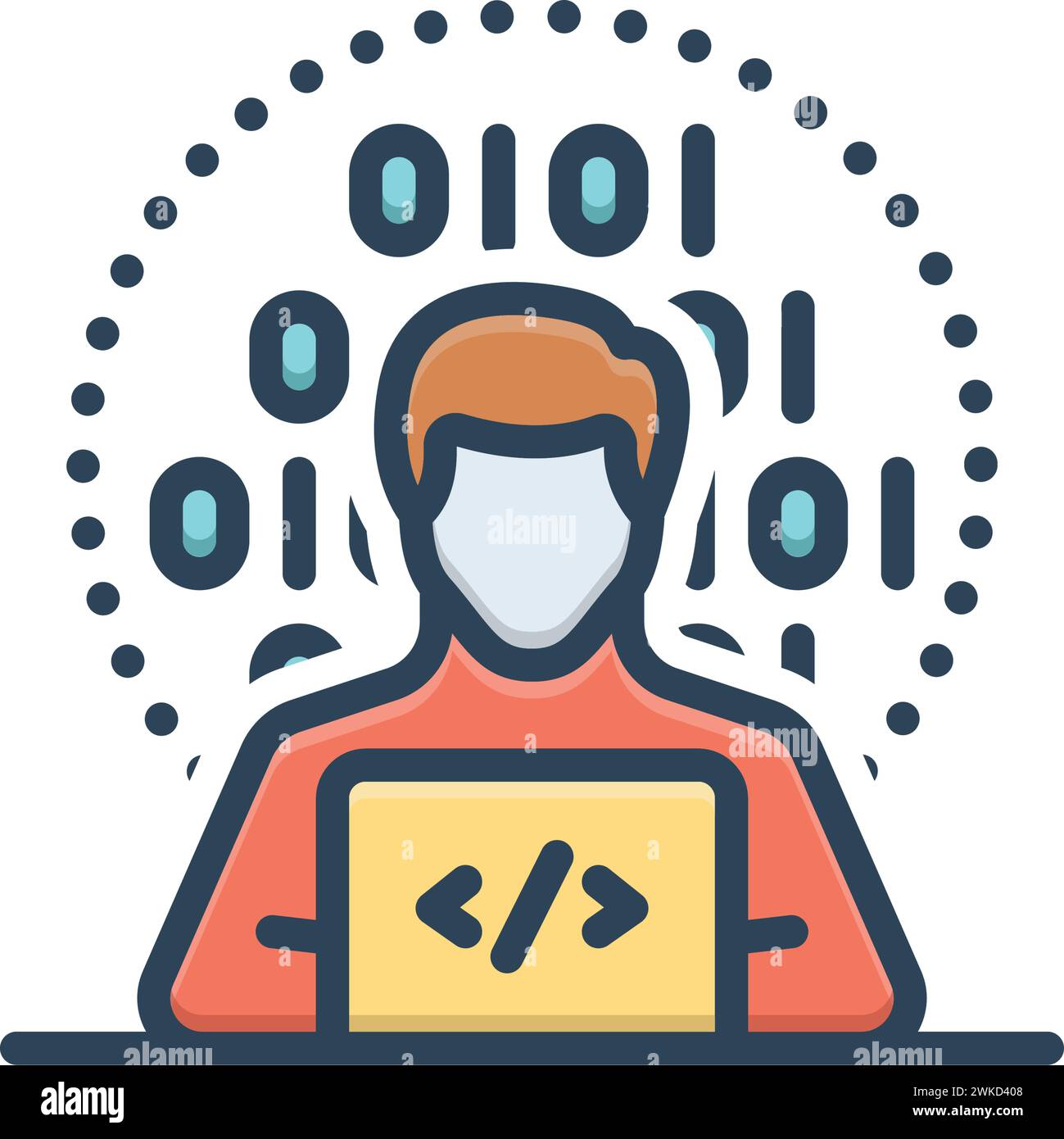 Icon for programmer,hacker Stock Vector Image & Art - Alamy
