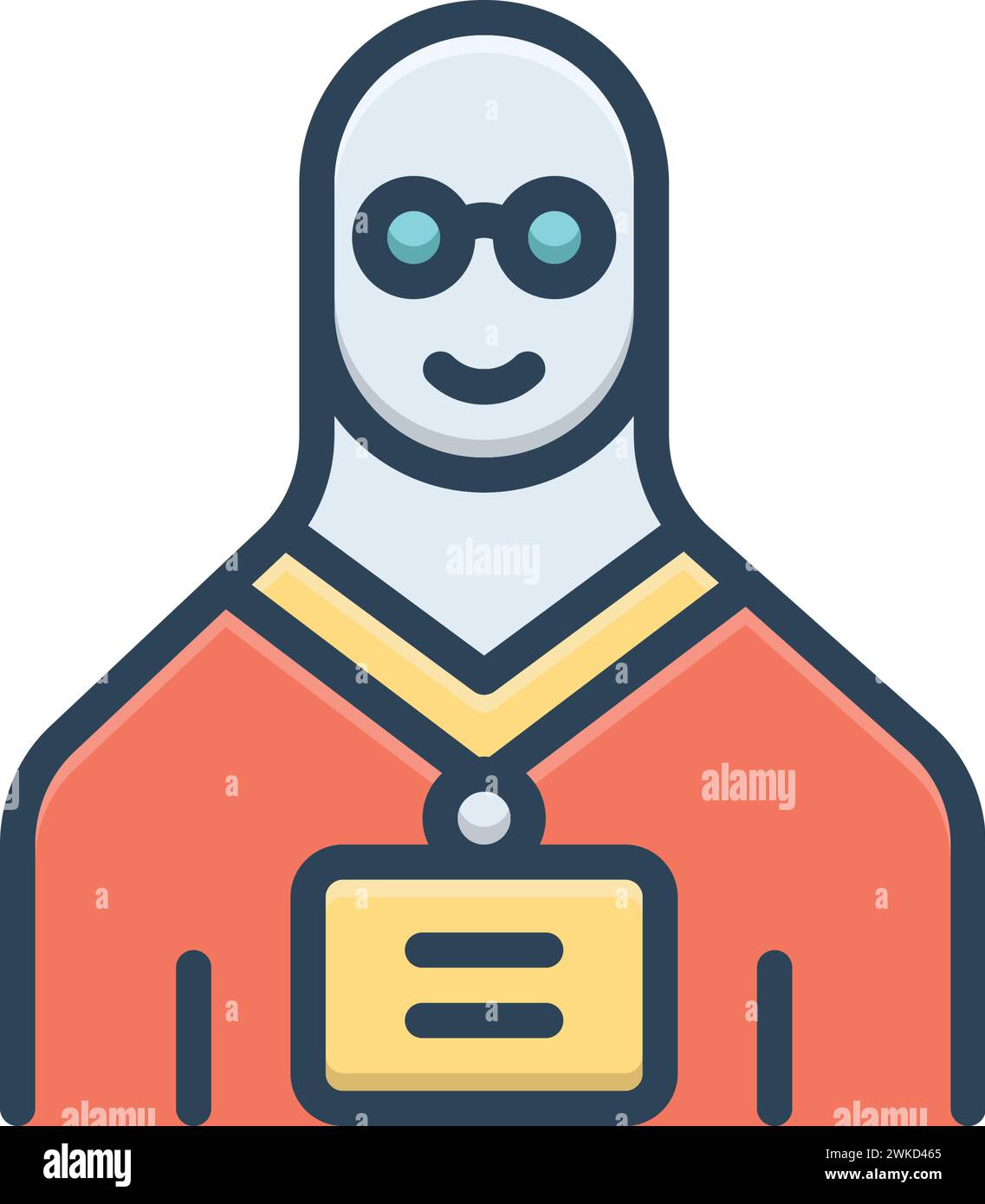 Icon for nickname,user Stock Vector
