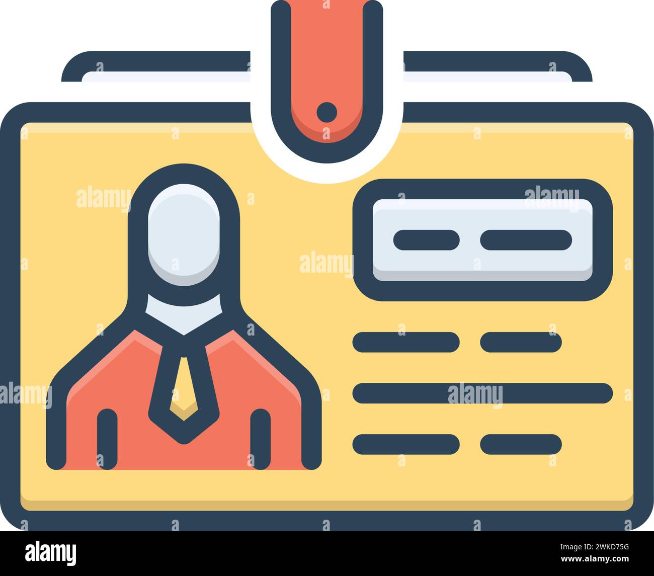 Icon for nickname,user Stock Vector