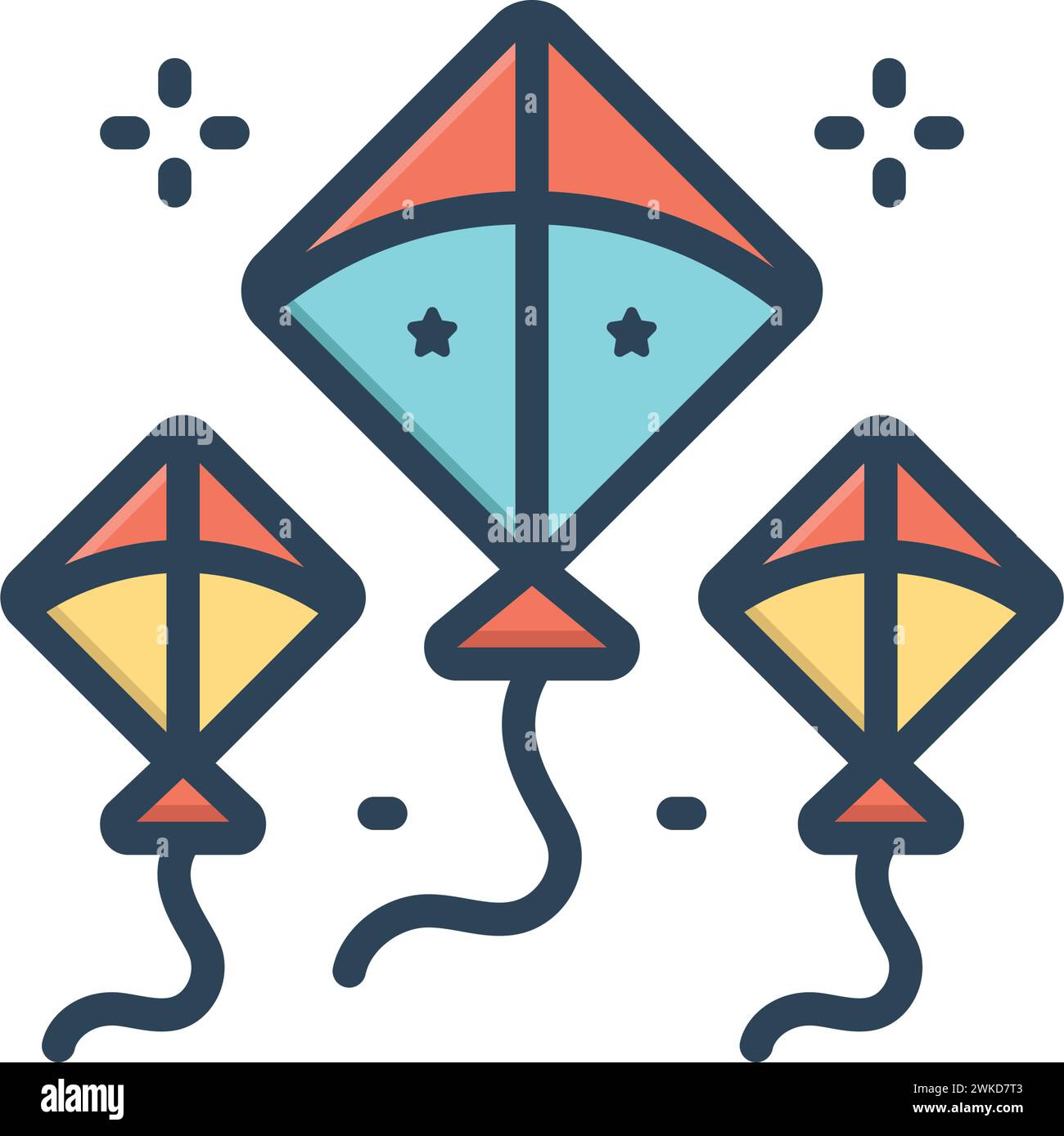 Uttarayan kite festival Stock Vector Images - Alamy