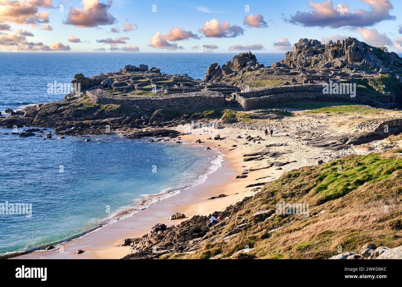 Castro de Baroña, Porto do Son, Ria de Muros y Noya, A Coruña, Galicia ...