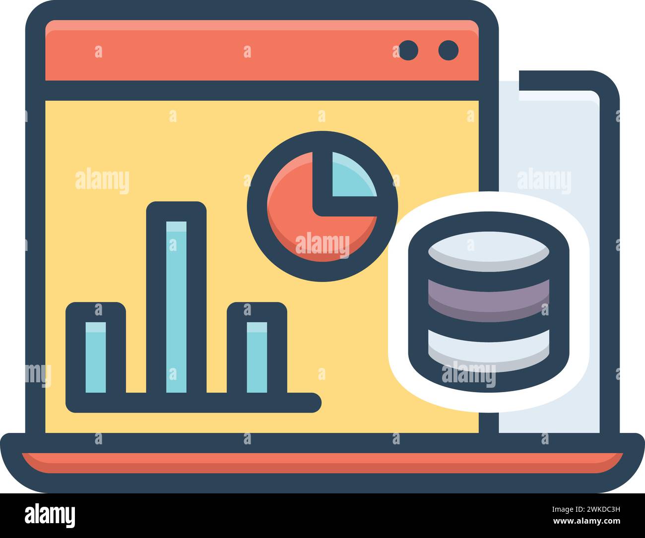 Icon for data base,data Stock Vector Image & Art - Alamy