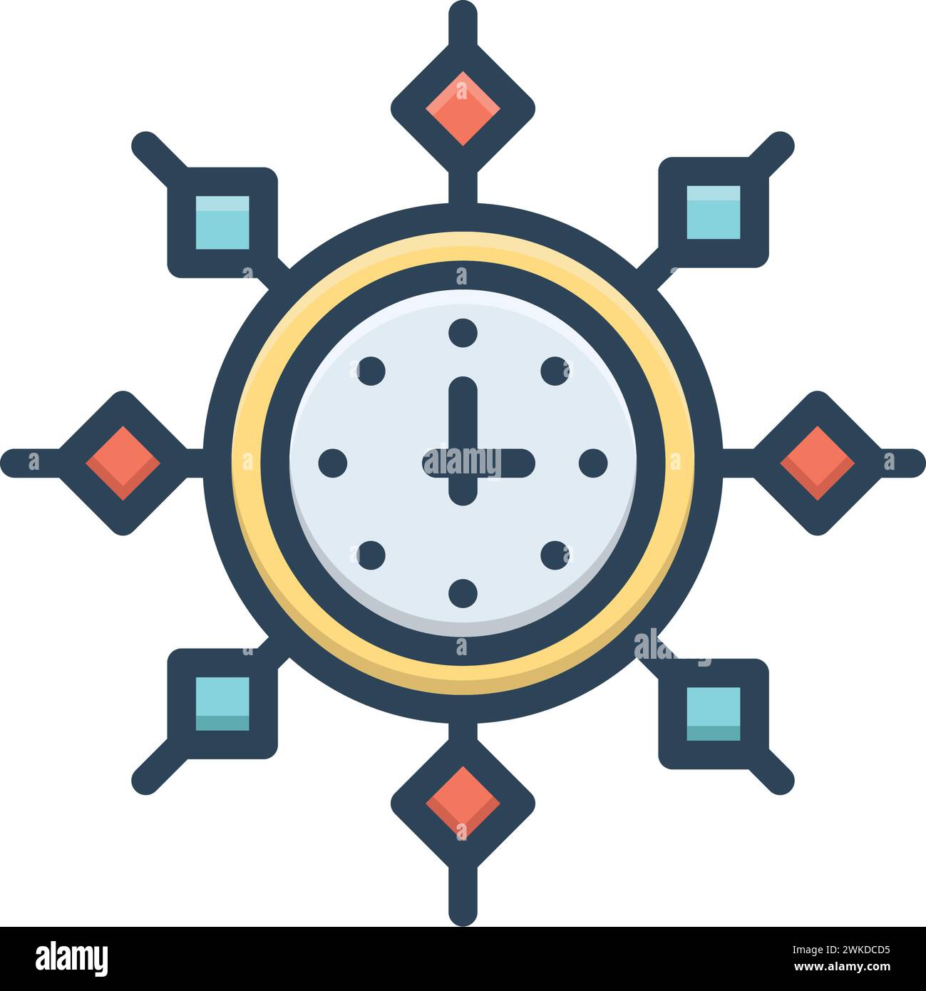Icon for clock,hour Stock Vector Image & Art - Alamy