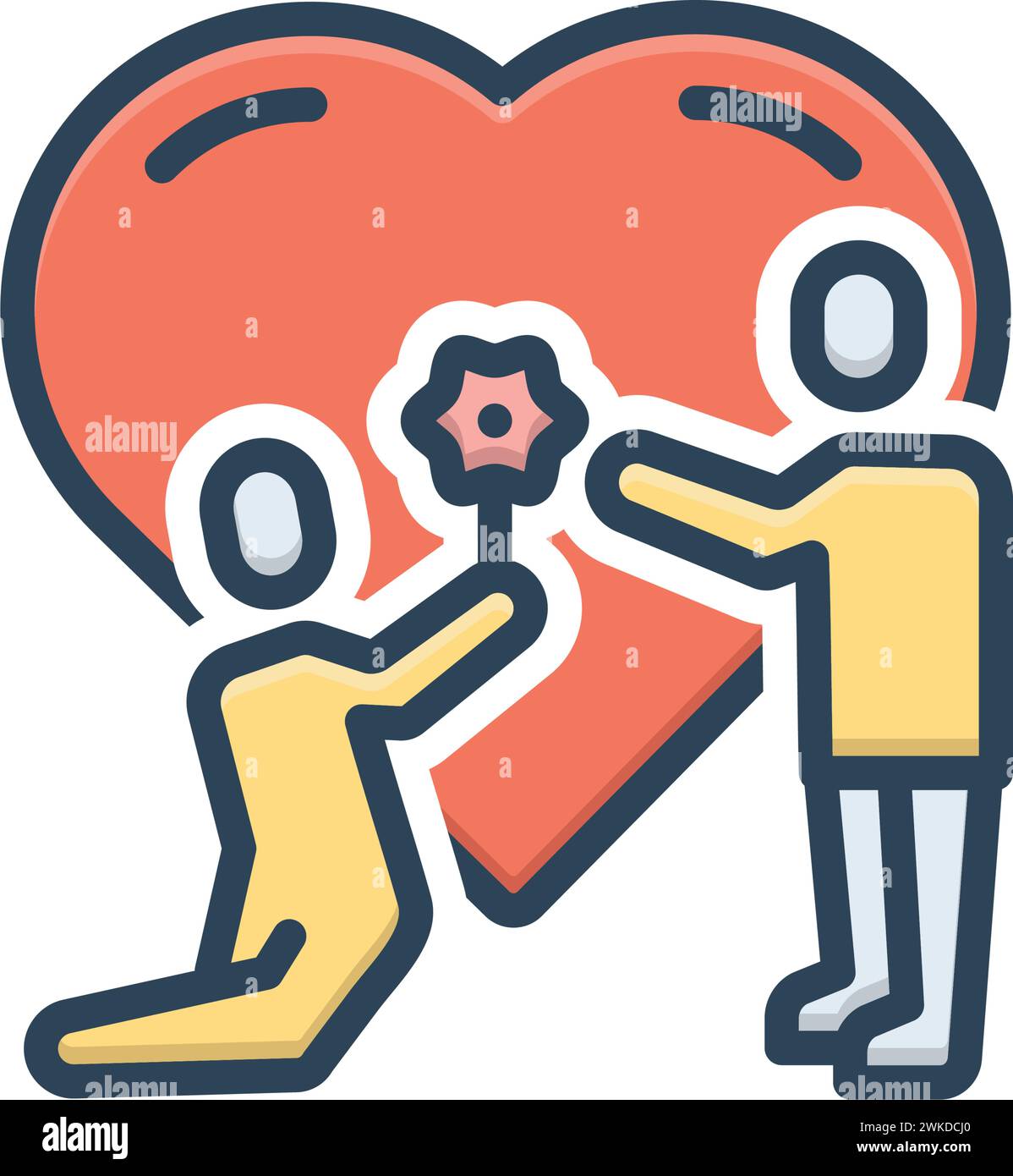 Icon for kindness,propose Stock Vector Image & Art - Alamy