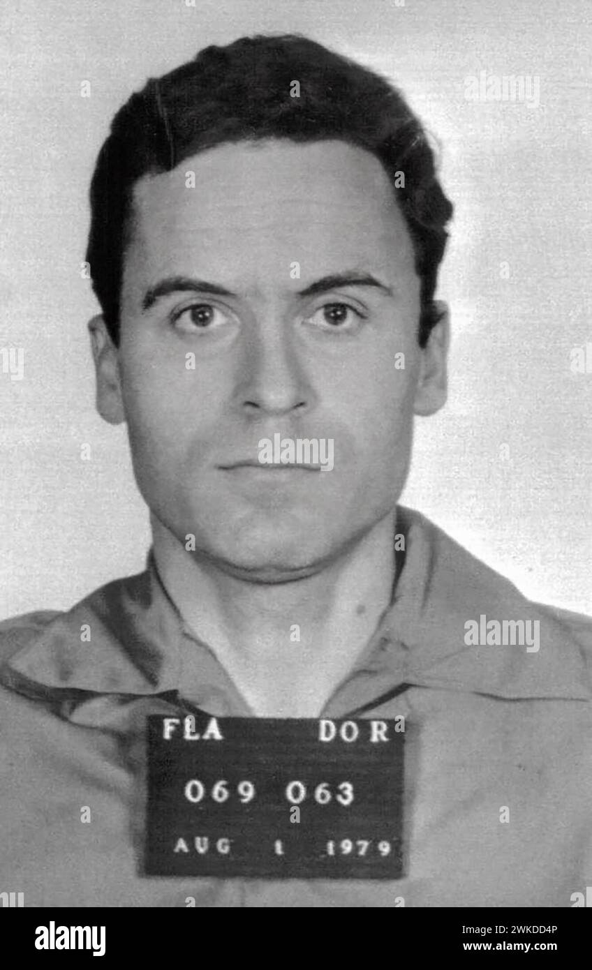 Serial killer Ted Bundy mug shot, 1979 Stock Photo