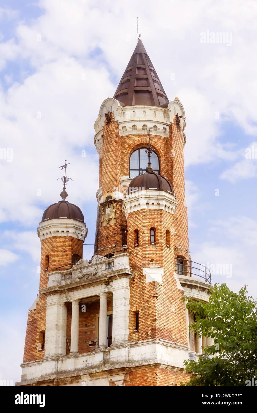 Gardos or Millennium Tower, Kula Sibinjanin Janka in Zemun, Belgrade in Serbia Stock Photo