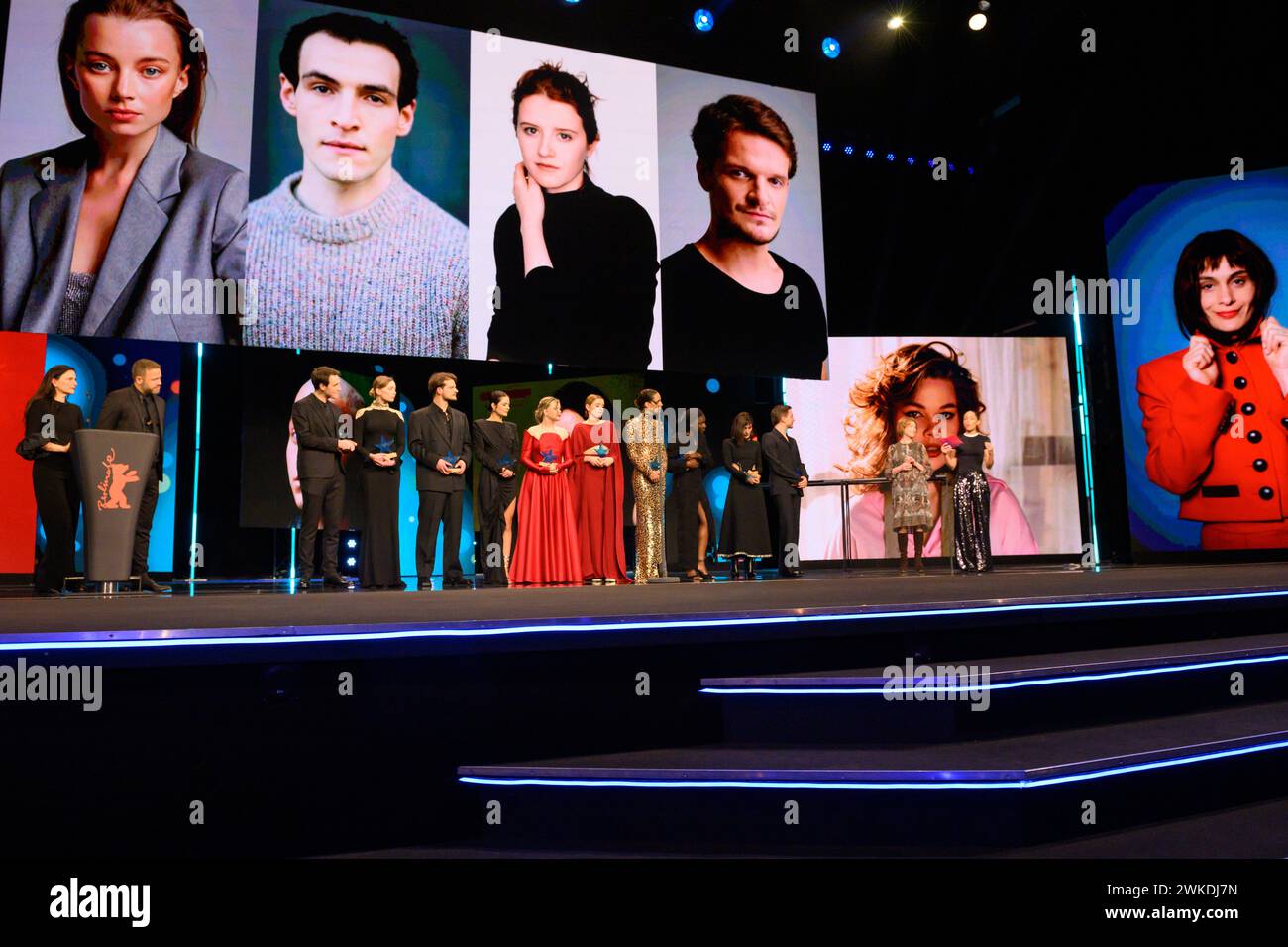 Gruppenbild der Shooting Stars bei der Gala zu den European Shooting Stars 2024 European