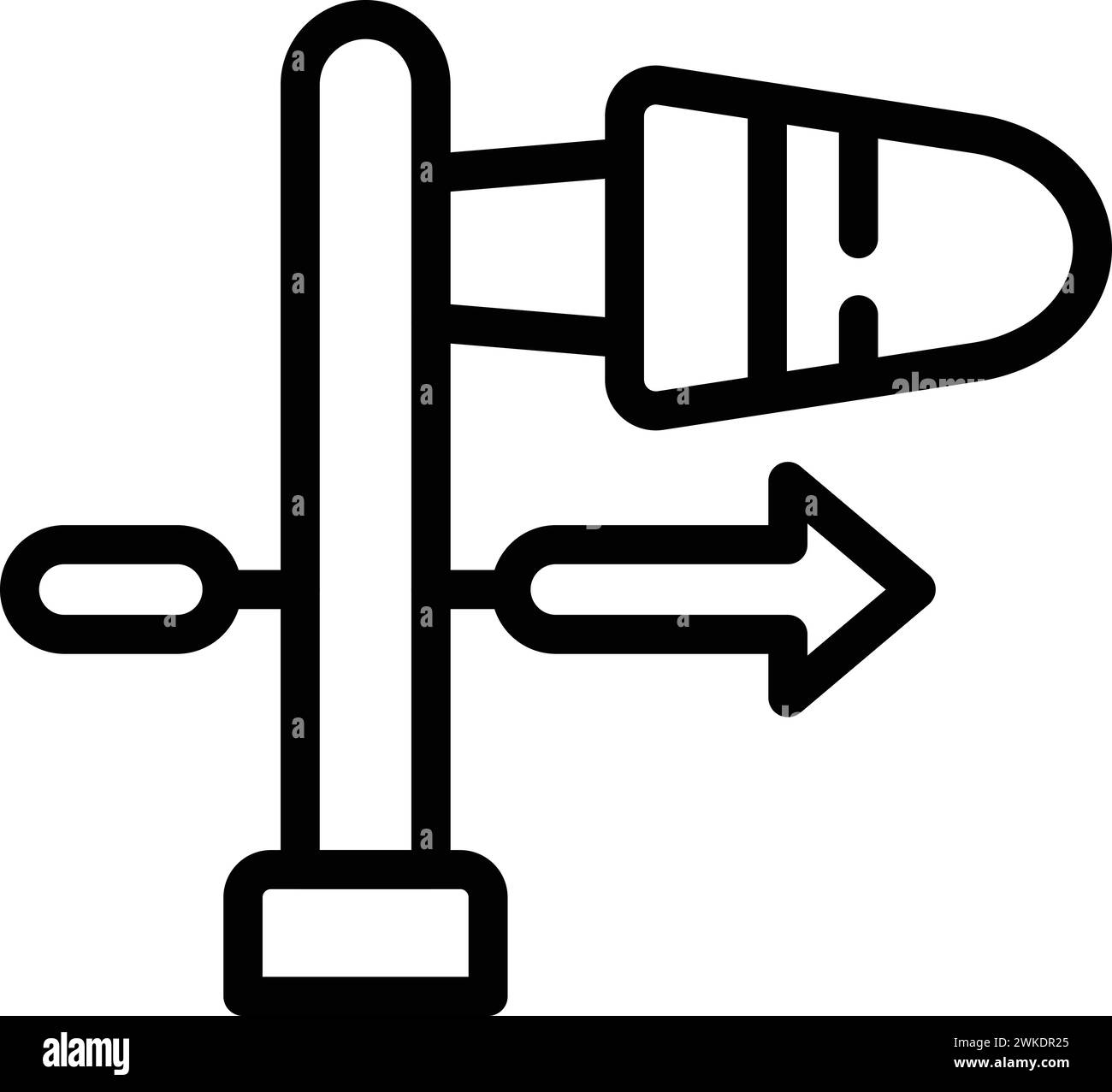 House pin indicator icon outline vector. Animal device. Spinner toy pin ...
