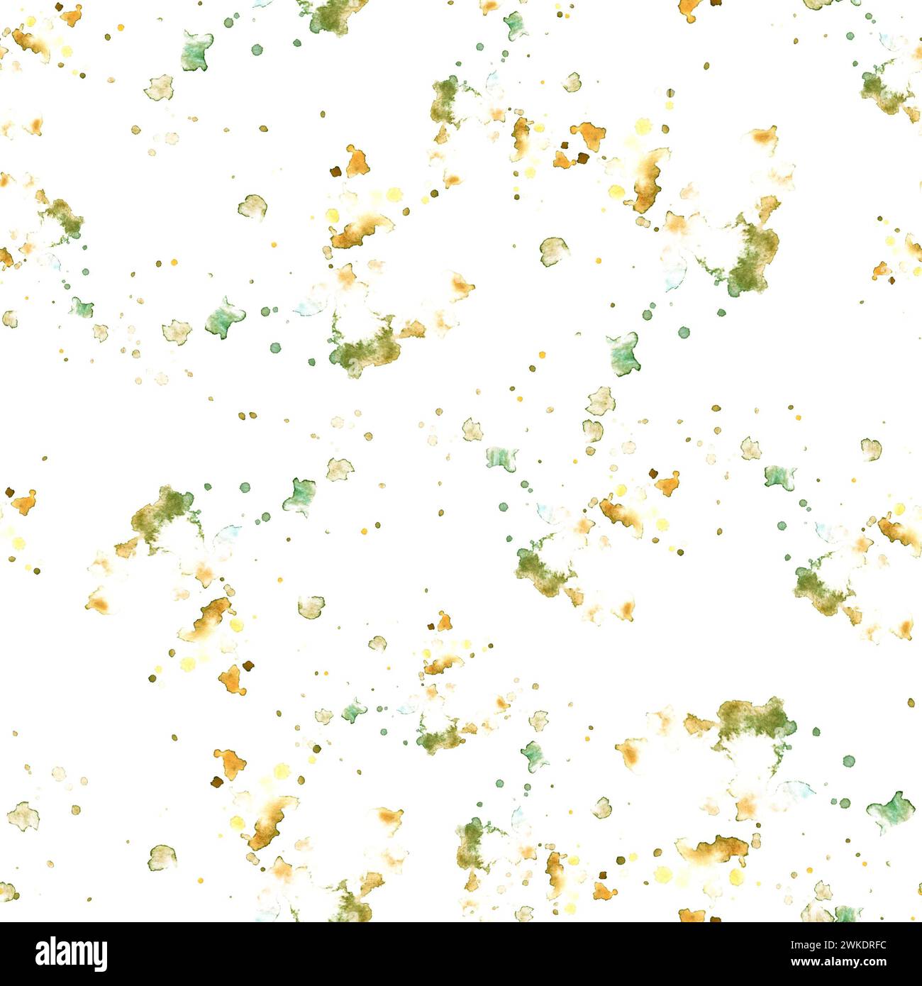 Watercolor stains and splashes, brush stroke. Abstract seamless pattern ...