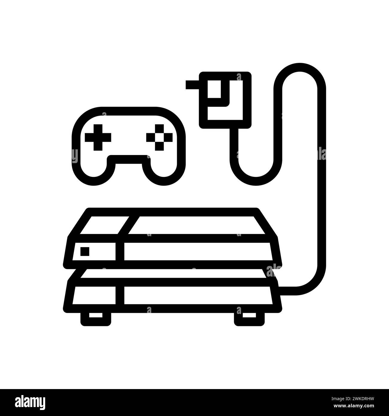 Art illustration symbol icon furniture logo household design sketch hand draw of video game media Stock Vector