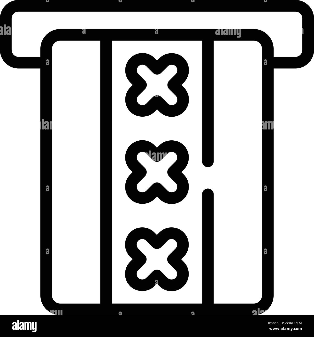 Amsterdam red light district icon outline vector. Holland capital