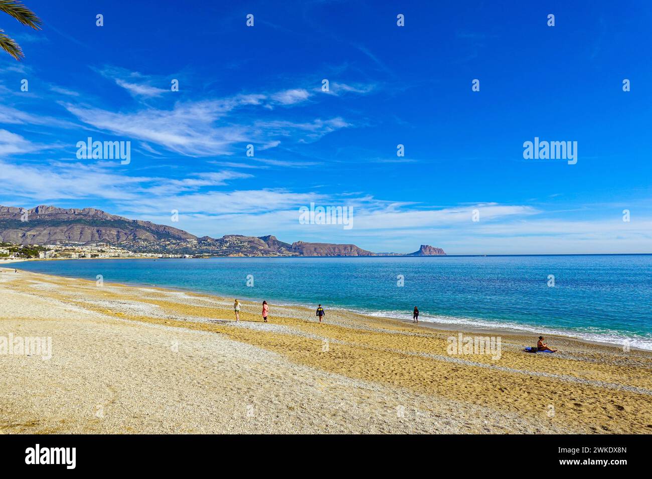 Albir, Alfas del Pi on the Costa Blanca, Spain, the most popular winter ...