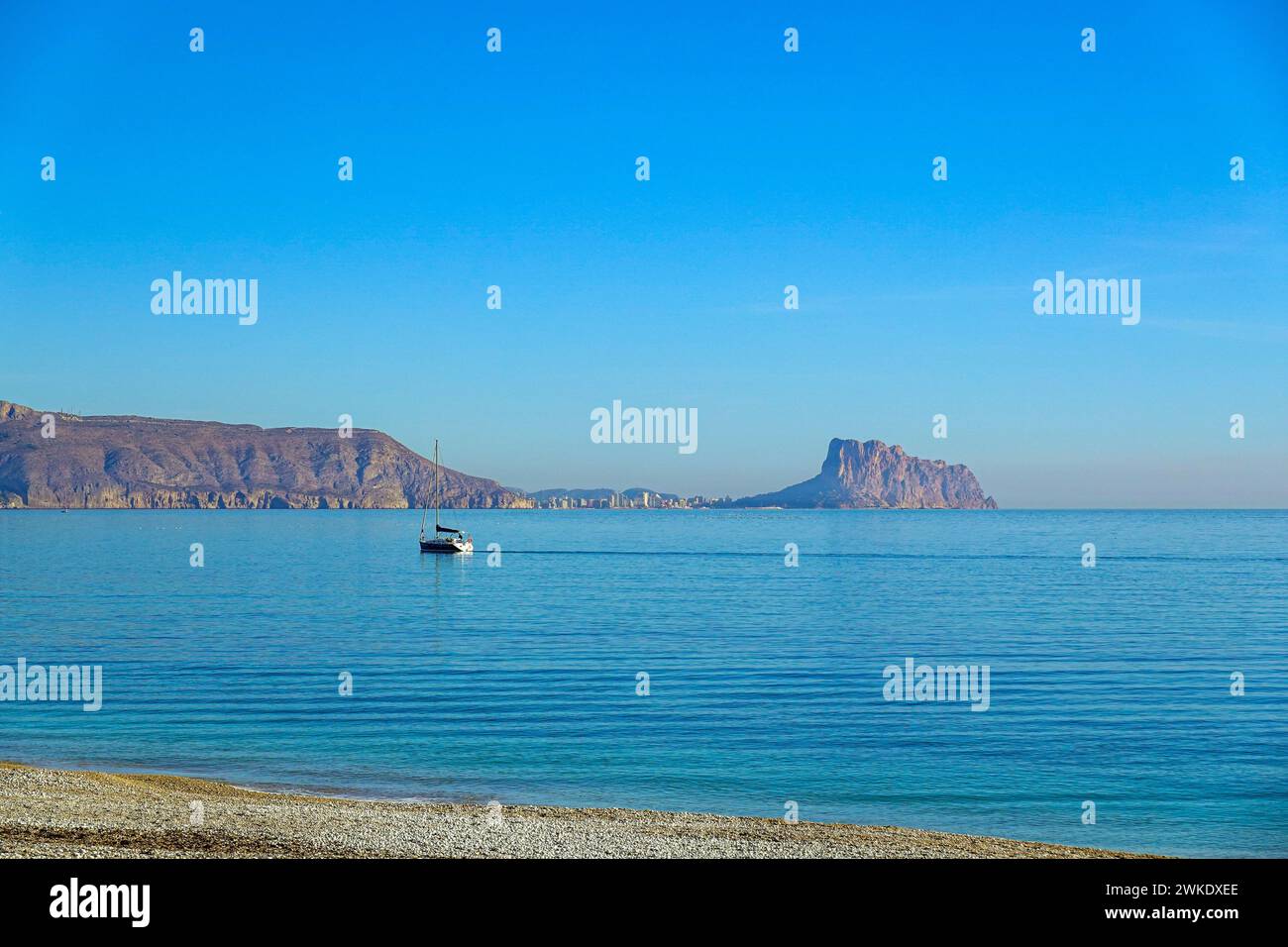Albir, Alfas del Pi on the Costa Blanca, Spain, the most popular winter ...